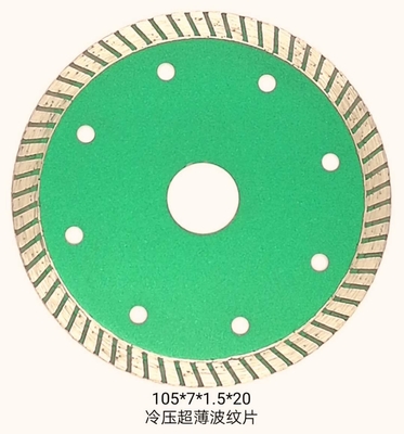 4 pulgadas ((105mm) de azulejos de turbo cuchilla de diamante cerámica de corte de disco cuchilla para cortar azulejos de fibra de vidrio cerámica