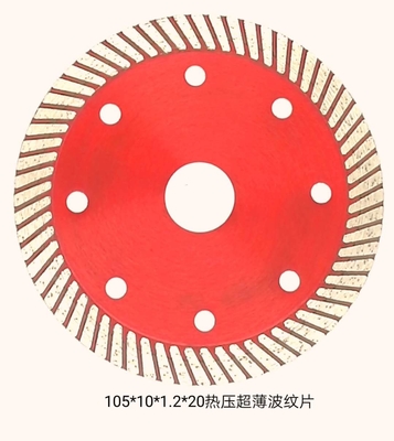 4 pulgadas ((105mm) de azulejos de turbo cuchilla de diamante cerámica de corte de disco cuchilla para cortar azulejos de fibra de vidrio cerámica