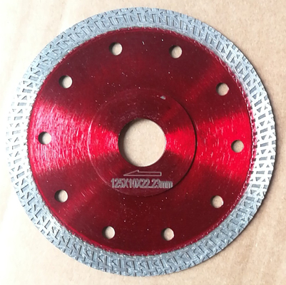 Red de disco de diamante afilado Turbo delgado de corte de la hoja de la sierra de diamante para el disco de corte de azulejos de porcelana