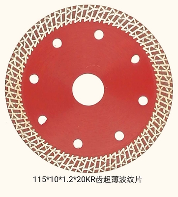 Disco de corte de azulejos de diamantes de varios tamaños con hoja circular de sierra para azulejos de porcelana
