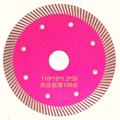 Cuchilla de diamante de alta calidad 100-350 mm 115 mm disco de corte Cuchilla de sierra de diamante para azulejos de porcelana