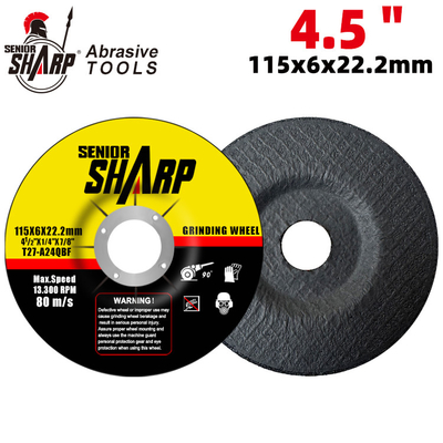 115*6*22 mm Abrasivos Ruedas de molienda de metales para acero