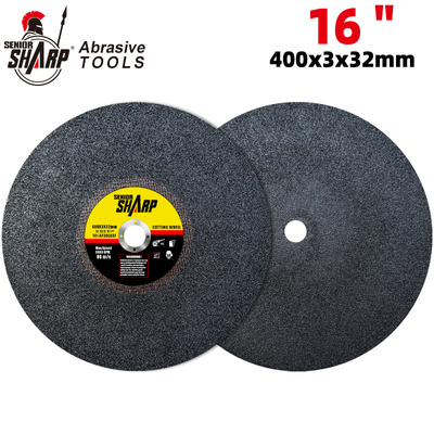 Disco de corte de 16 pulgadas de corte de la rueda para el acero inoxidable porcelana de metal de alta calidad abrasivo 400 mm super delgado