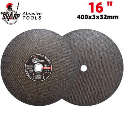 Disco de corte de 16 pulgadas de corte de la rueda para el acero inoxidable porcelana de metal de alta calidad abrasivo 400 mm super delgado