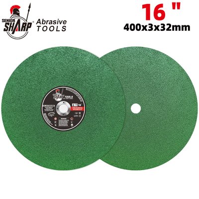 Disco de corte de 16 pulgadas de corte de la rueda para el acero inoxidable porcelana de metal de alta calidad abrasivo 400 mm super delgado